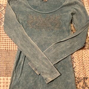 Harley-Davidson Women's Teal Long Sleeve Tee